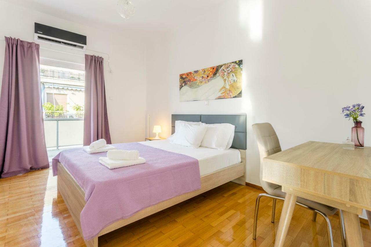 Bright 2 Bedrooms Apt. In The Heart Of Athens W Stunning Views To Acropolis Exterior photo